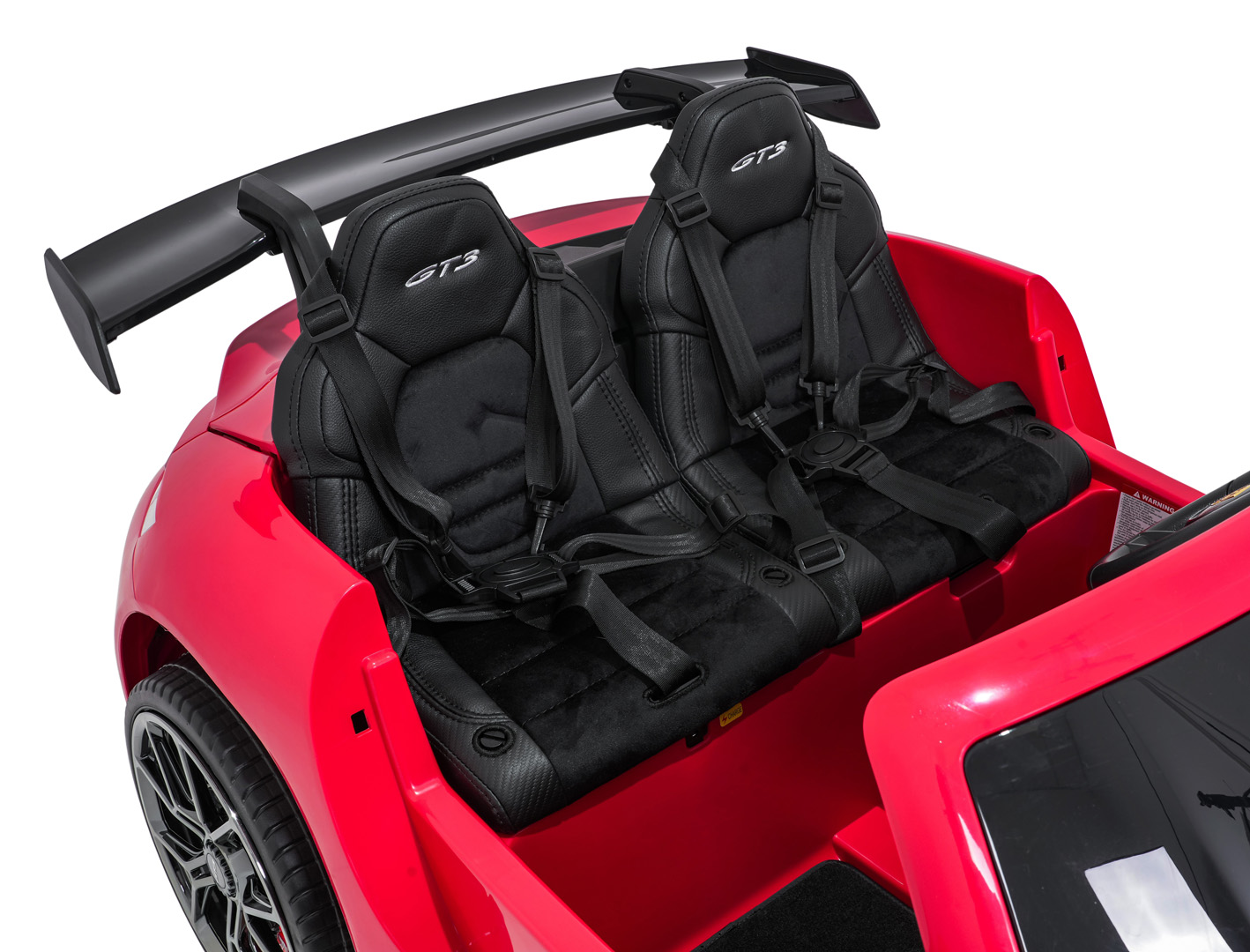 Masinuta electrica pentru copii cu 2 locuri PORSCHE 911 GT3 24V 800W 4x4 (P911) Rosu - imagine 3