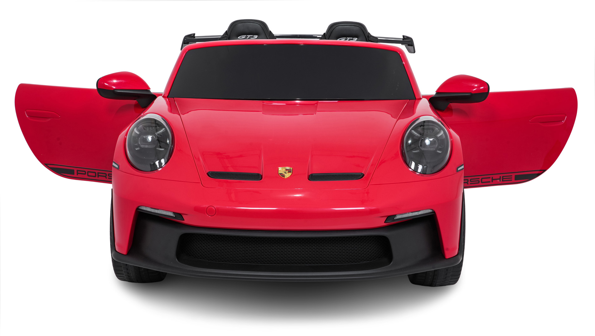Masinuta electrica pentru copii cu 2 locuri PORSCHE 911 GT3 24V 800W 4x4 (P911) Rosu - imagine 4
