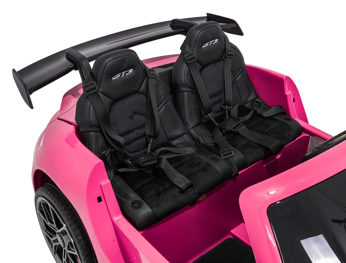 Masinuta electrica pentru copii cu 2 locuri PORSCHE 911 GT3 24V 800W 4x4 (P911) Roz - imagine 7