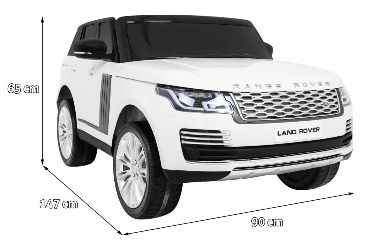 Masinuta electrica pentru copii cu 2 locuri RANGE ROVER HSE 4x4 (999), Alb - imagine 13