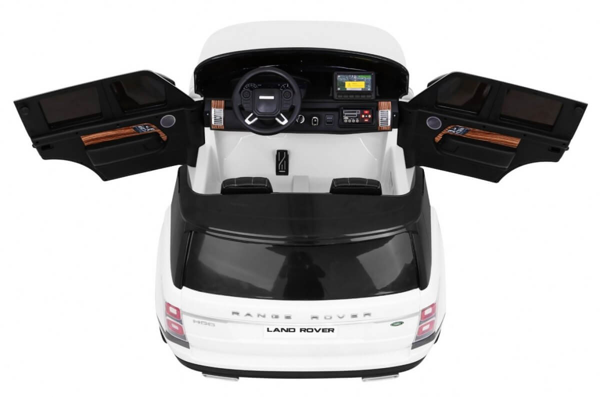 Masinuta electrica pentru copii cu 2 locuri RANGE ROVER HSE 4x4 (999), Alb - imagine 4