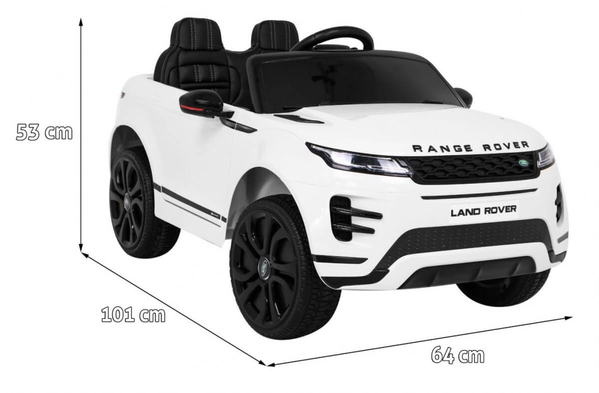 Masinuta electrica pentru copii Range Rover EVOQUE 12V 100W (RRE99) Alb - imagine 2