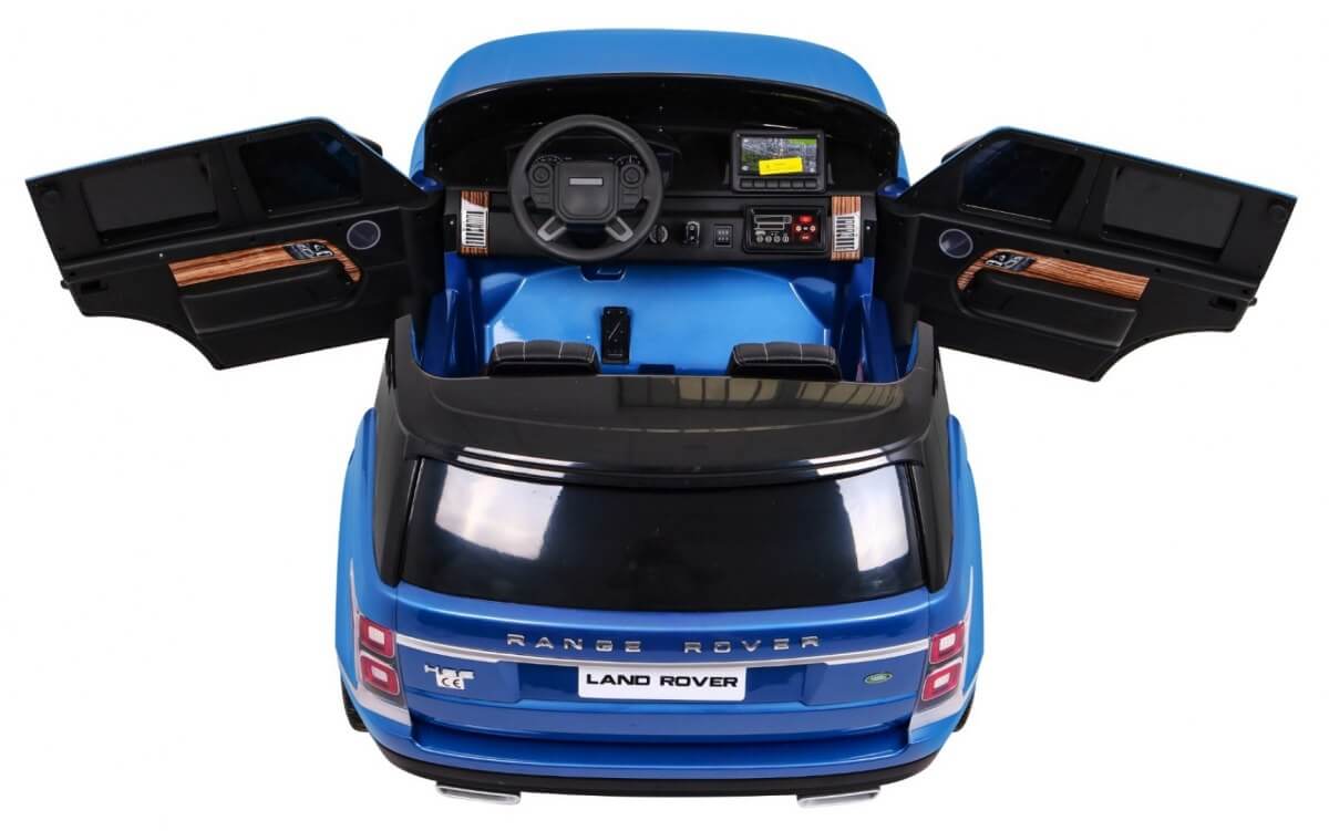Masinuta electrica pentru copii cu 2 locuri RANGE ROVER HSE 4x4 (999) Albastru metalizat - imagine 5
