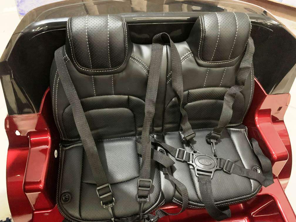 Masinuta electrica pentru copii cu 2 locuri RANGE ROVER HSE 4x4 (999) Visiniu metalizat - imagine 3