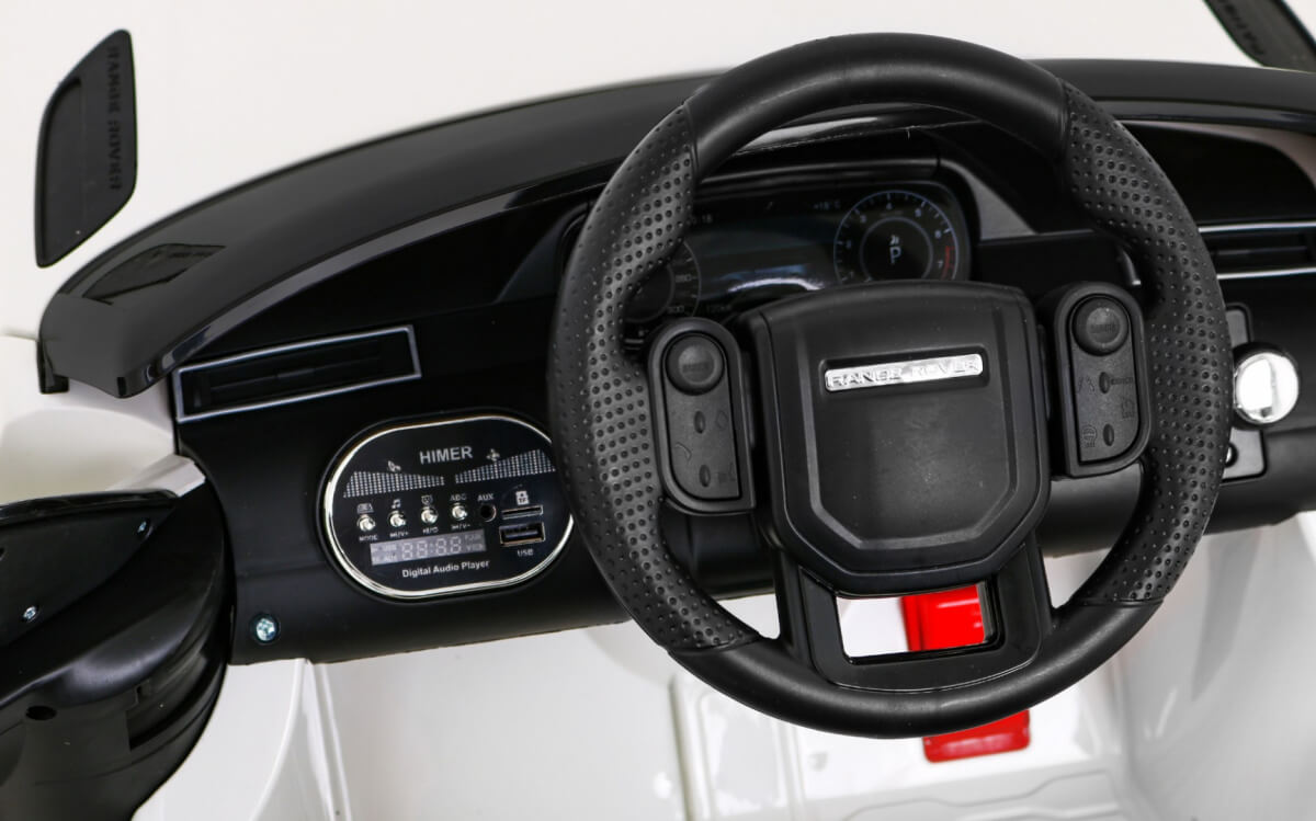 Masinuta electrica pentru copii Range Rover Velar FAST 12V 90W (2088) Alb - imagine 6