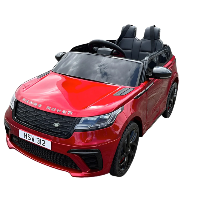 Masinuta electrica pentru copii Range Rover Velar FAST 12V 90W (2088) Visiniu metalizat