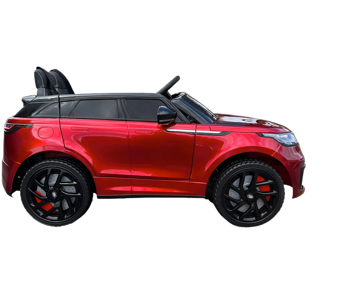 Masinuta electrica pentru copii Range Rover Velar FAST 12V 90W (2088) Visiniu metalizat - imagine 3