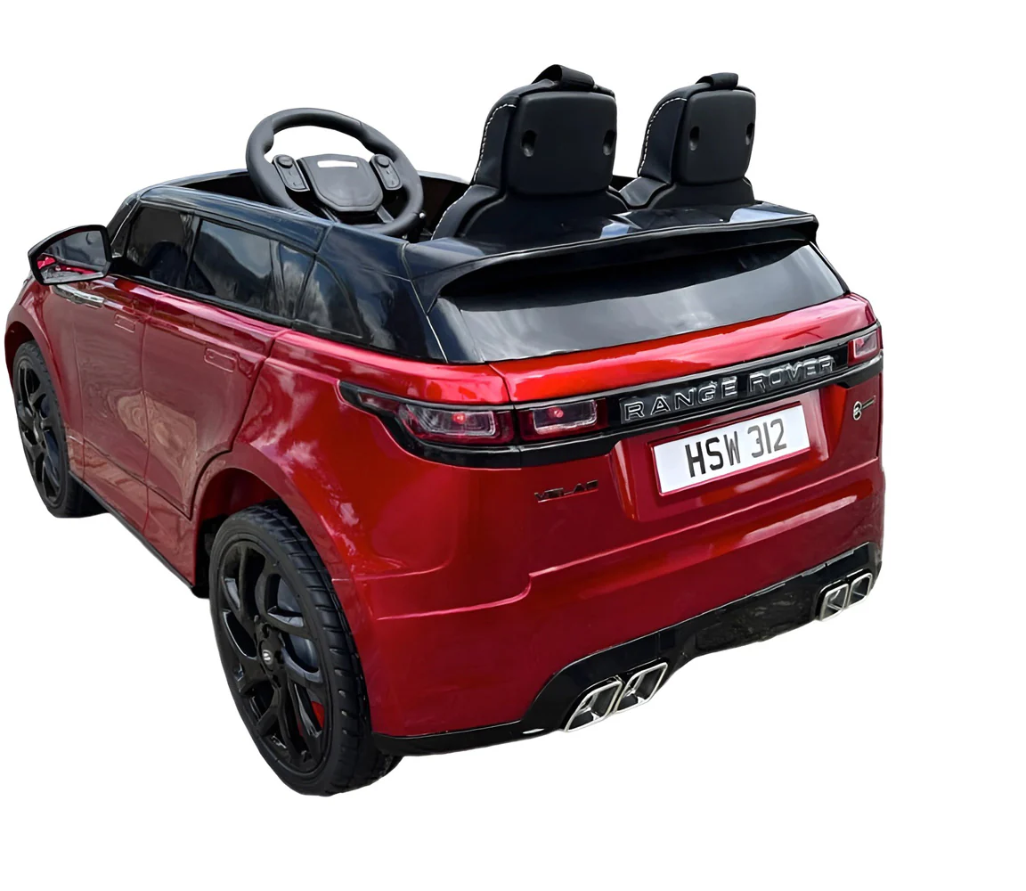 Masinuta electrica pentru copii Range Rover Velar FAST 12V 90W (2088) Visiniu metalizat - imagine 5