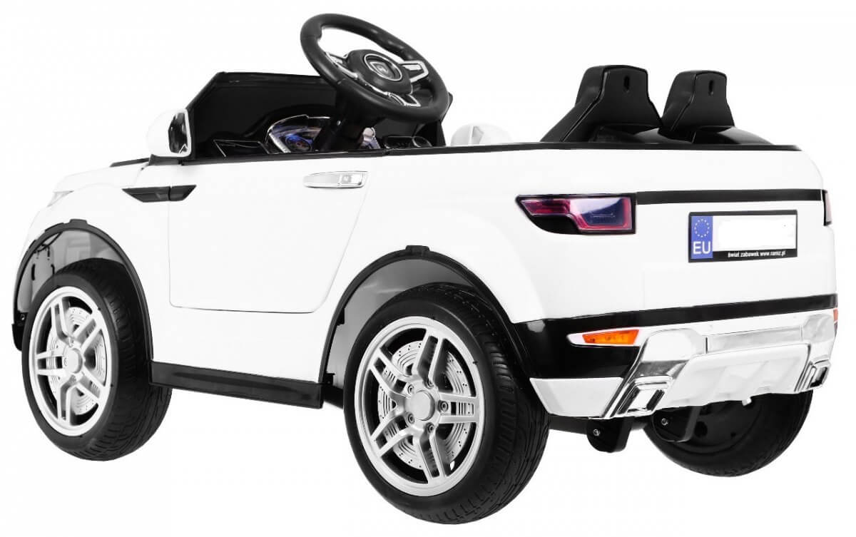 Masinuta electrica pentru copii RAPID RACER (1618) Alb - imagine 2