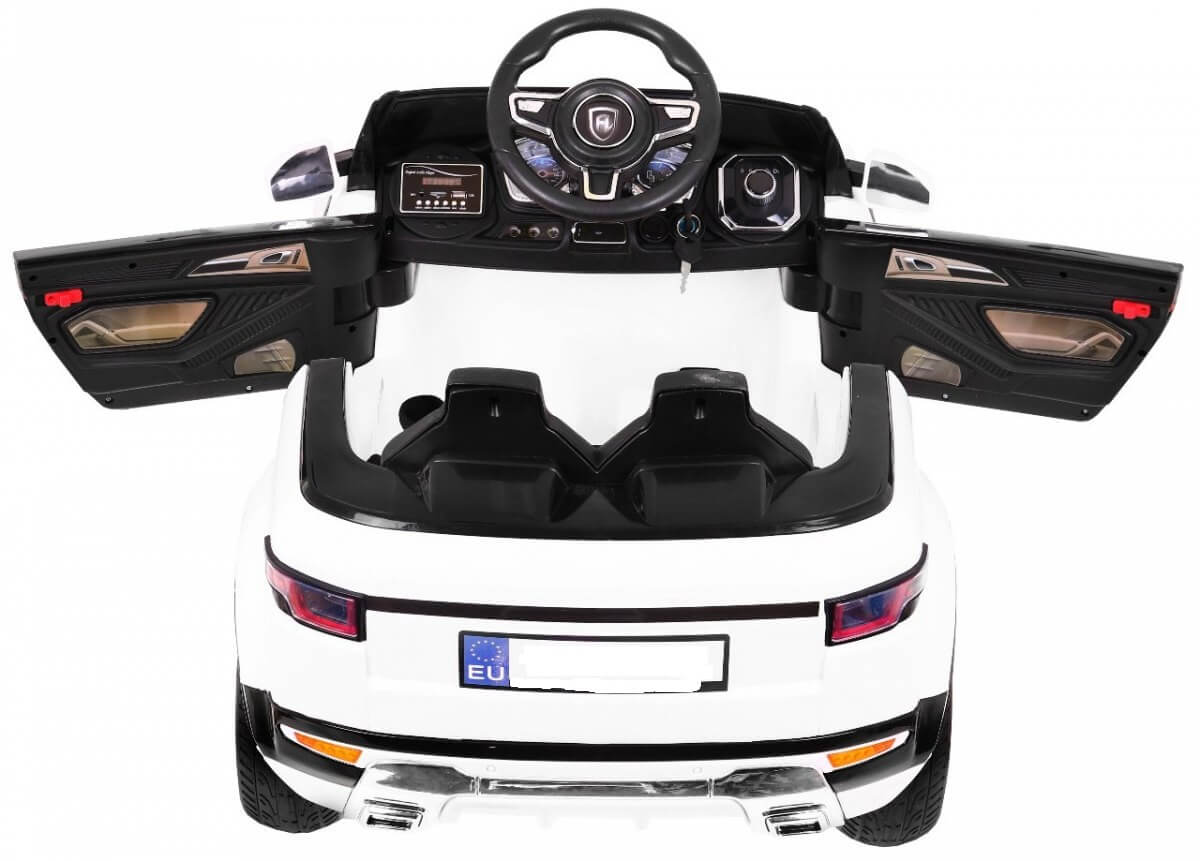 Masinuta electrica pentru copii RAPID RACER (1618) Alb - imagine 4