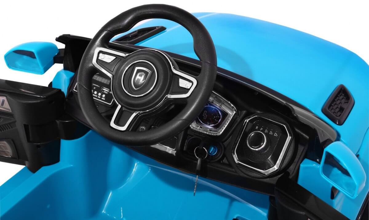 Masinuta electrica pentru copii RAPID RACER (1618) Albastru - imagine 3