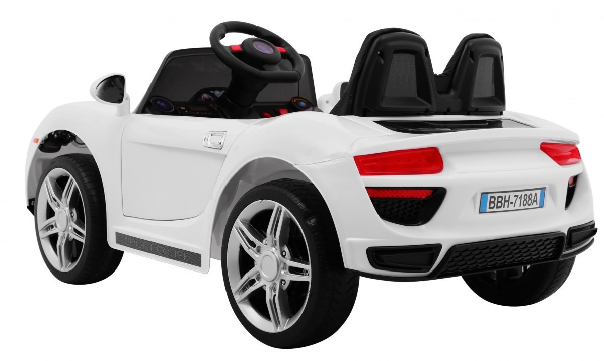 Masinuta electrica pentru copii ROADSTER 12V 70W (7188) Alb - imagine 5
