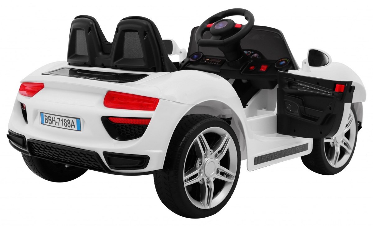 Masinuta electrica pentru copii ROADSTER 12V 70W (7188) Alb - imagine 9