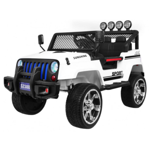 Masinuta electrica pentru copii NEW RAPTOR S2388 4×4 EVA Alb