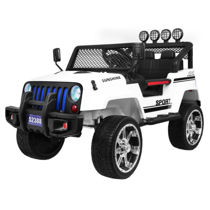 Masinuta electrica pentru copii NEW RAPTOR S2388 4x4 EVA Alb