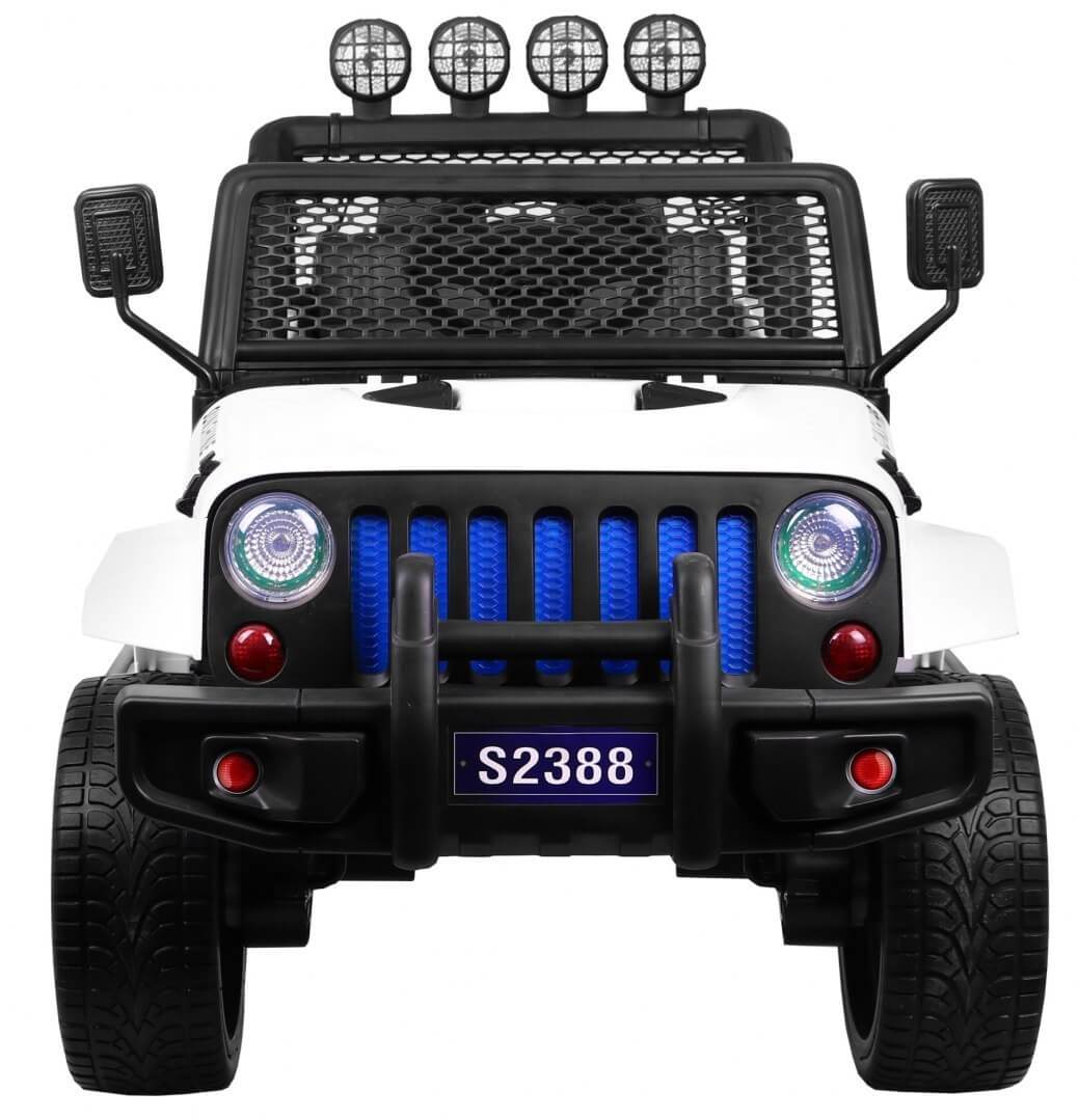 Masinuta electrica pentru copii NEW RAPTOR S2388 4x4 EVA Alb - imagine 2
