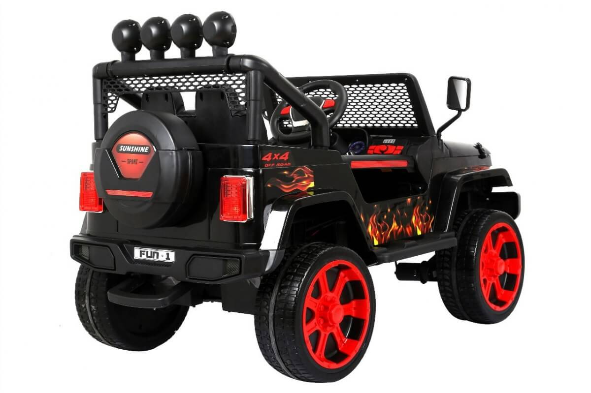 Masinuta electrica pentru copii NEW RAPTOR S2388, 4x4 EVA Flacara - imagine 3