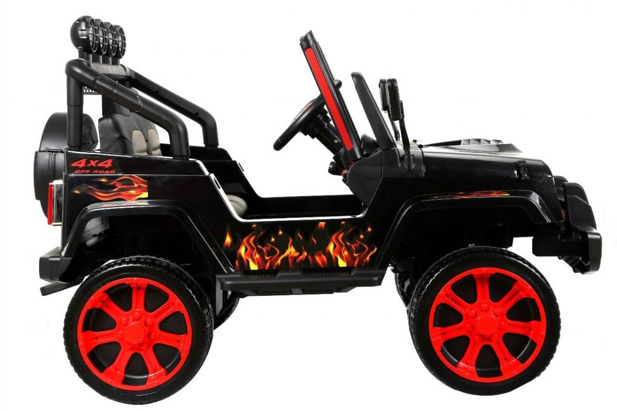 Masinuta electrica pentru copii NEW RAPTOR S2388, 4x4 EVA Flacara - imagine 5