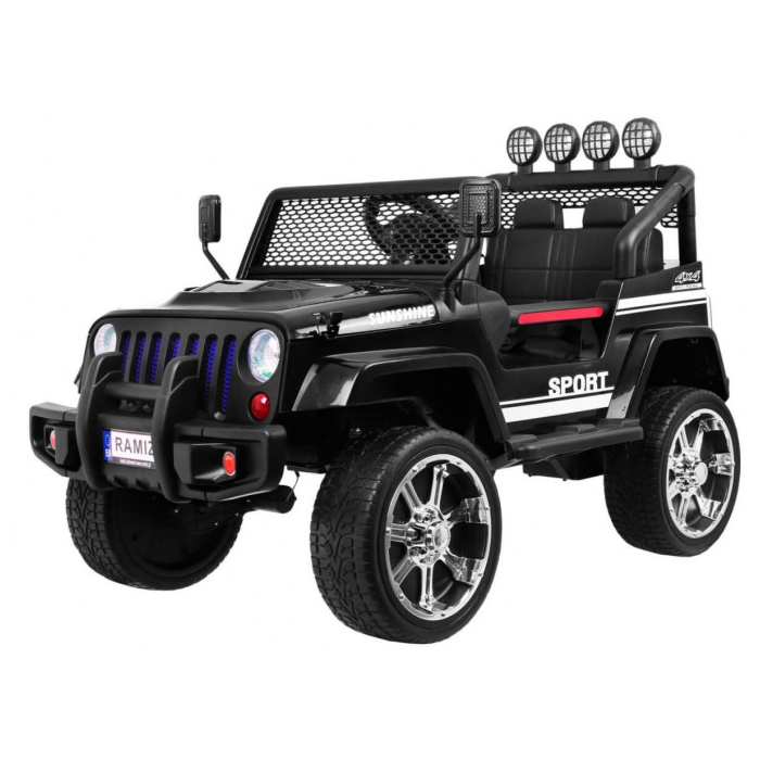 Masinuta electrica pentru copii NEW RAPTOR S2388 4x4 EVA Negru
