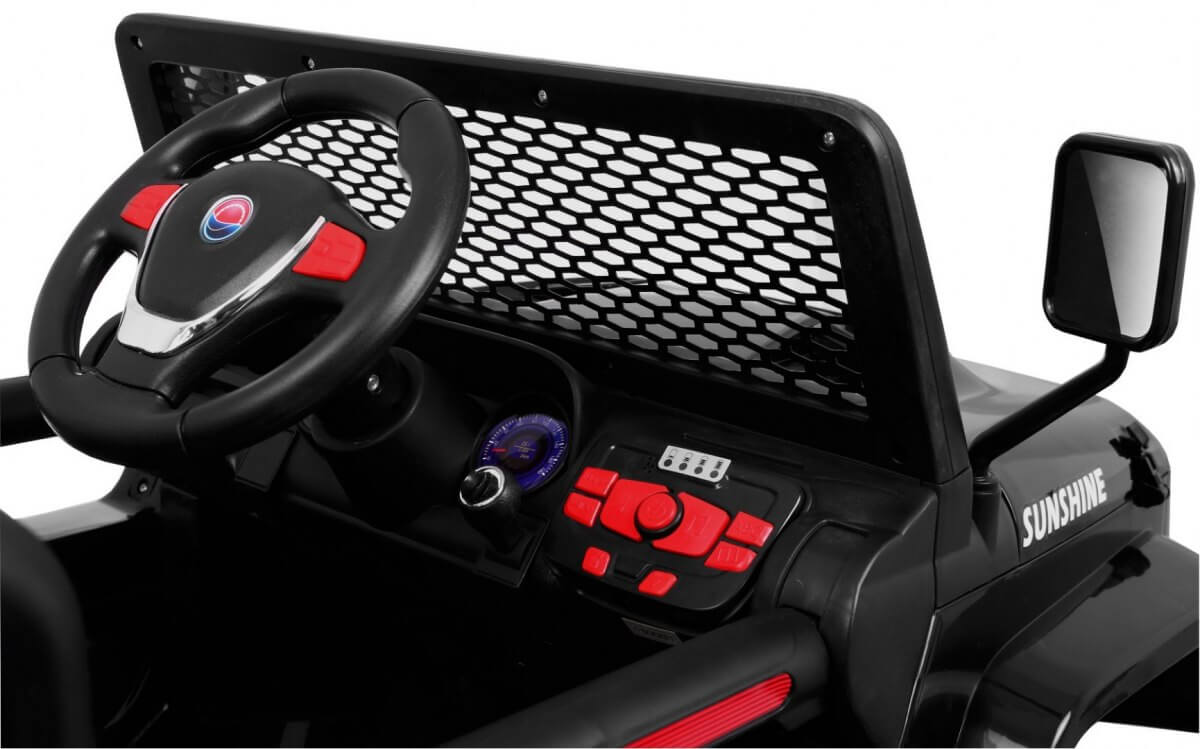 Masinuta electrica pentru copii NEW RAPTOR S2388 4x4 EVA Negru - imagine 2