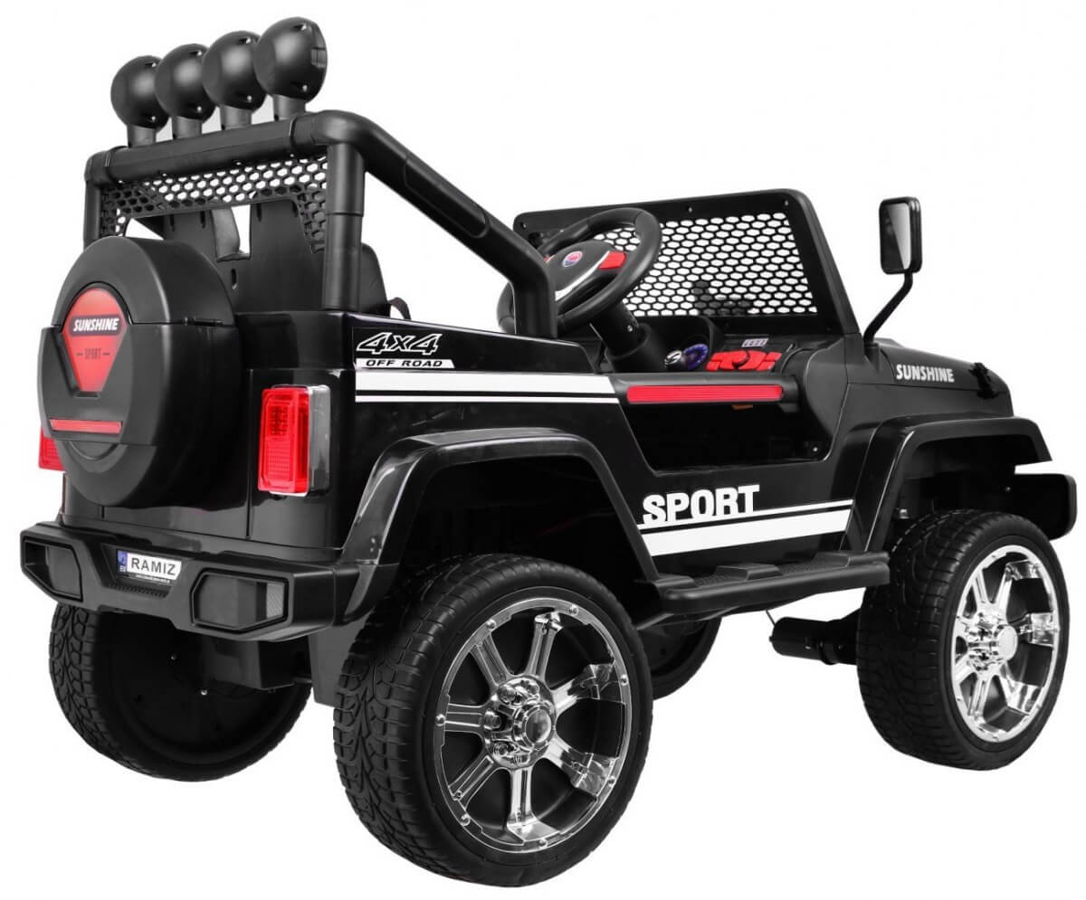 Masinuta electrica pentru copii NEW RAPTOR S2388 4x4 EVA Negru - imagine 3