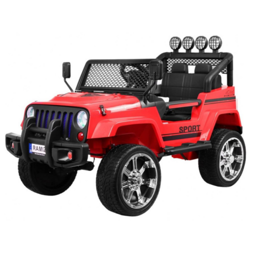 Masinuta electrica pentru copii NEW RAPTOR S2388 4×4 EVA Rosu