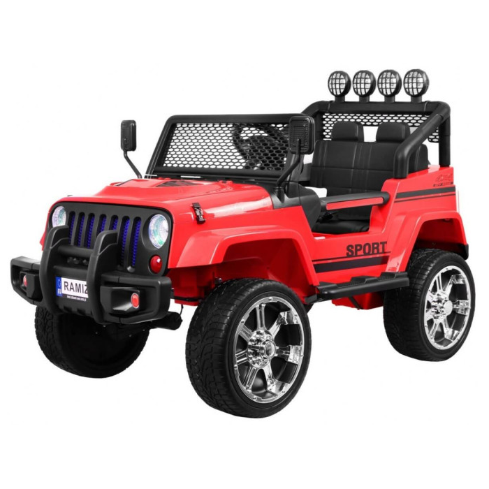 Masinuta electrica pentru copii NEW RAPTOR S2388 4x4 EVA Rosu