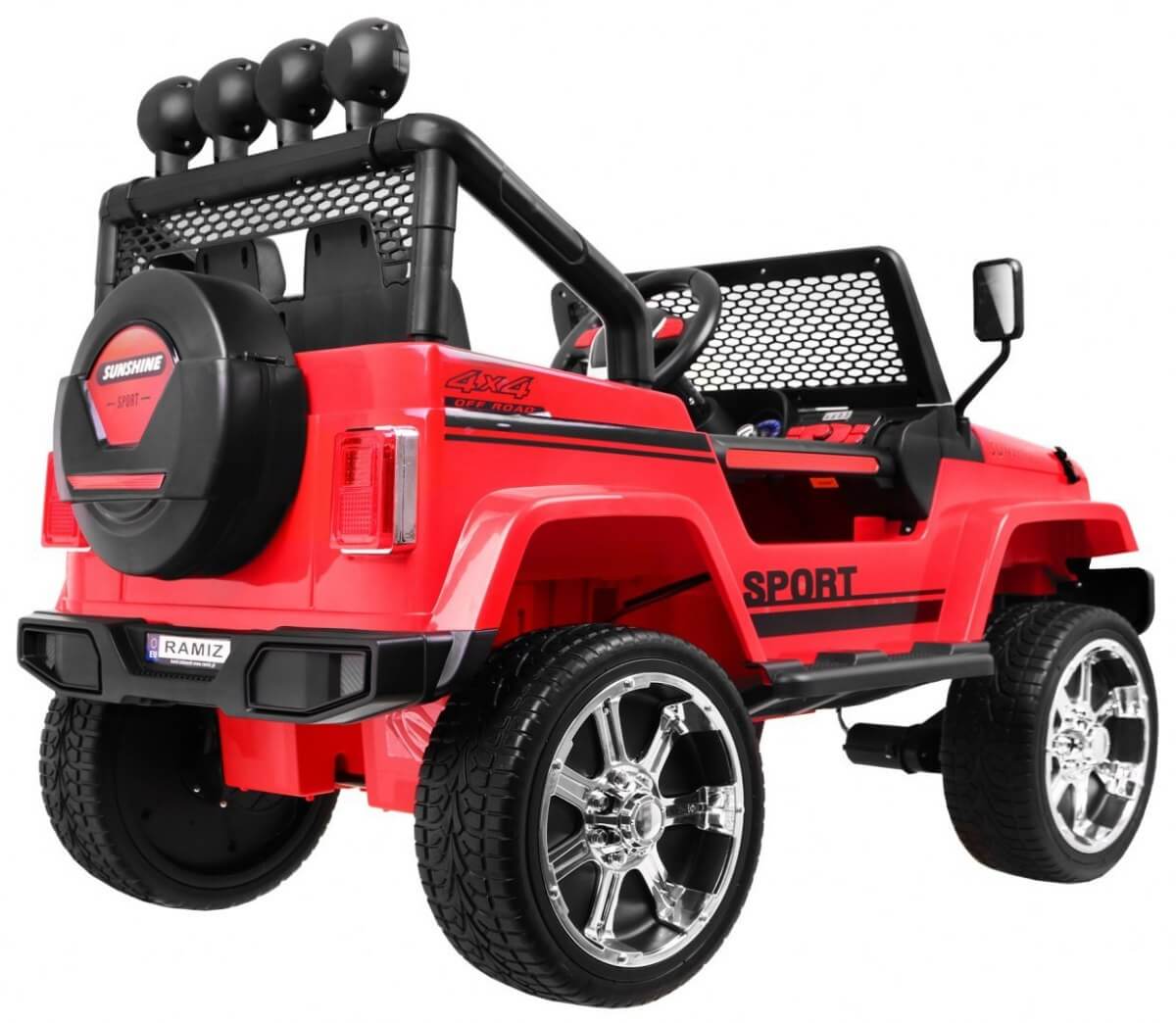 Masinuta electrica pentru copii NEW RAPTOR S2388 4x4 EVA Rosu - imagine 3