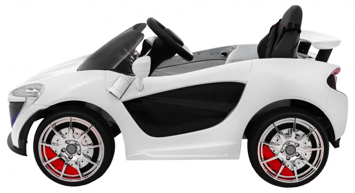 Masinuta electrica pentru copii Small Racer (999) Alb - imagine 4