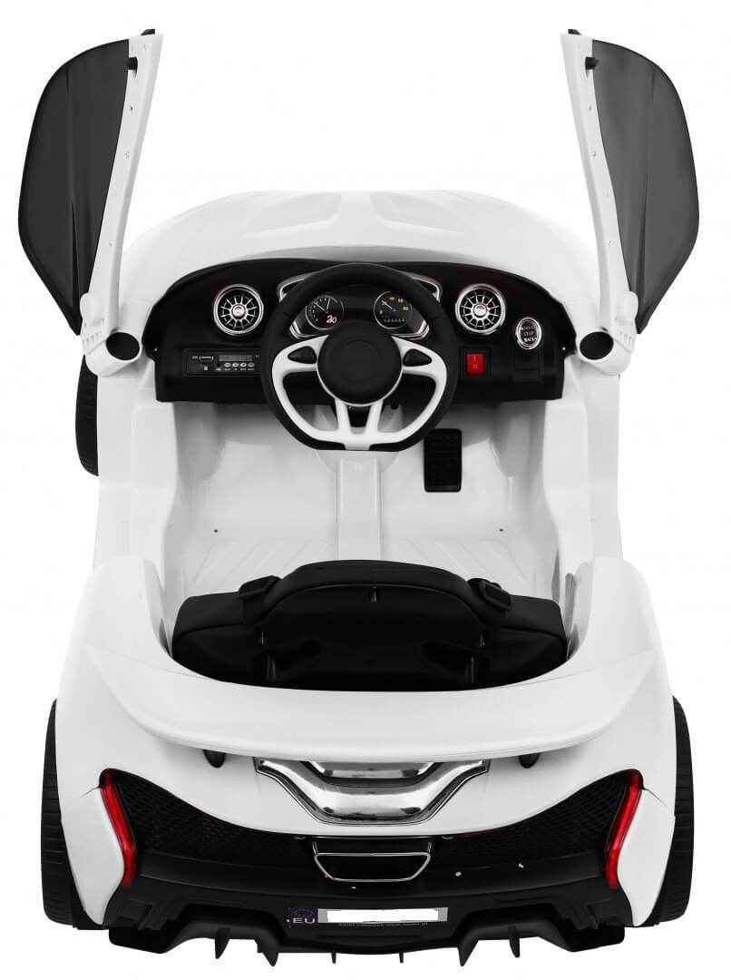 Masinuta electrica pentru copii Small Racer (999) Alb - imagine 6