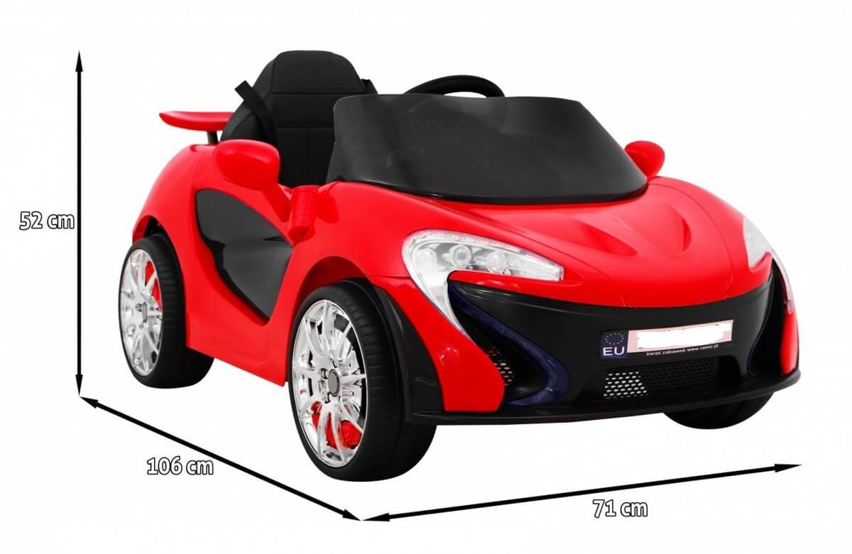 Masinuta electrica pentru copii Small Racer (999) Rosu - imagine 2