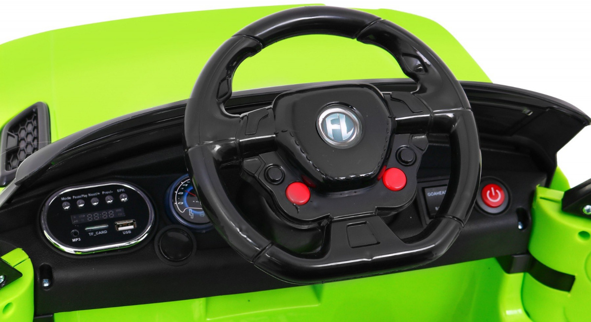 Masinuta electrica pentru copii START RUN (1638) Verde - imagine 8