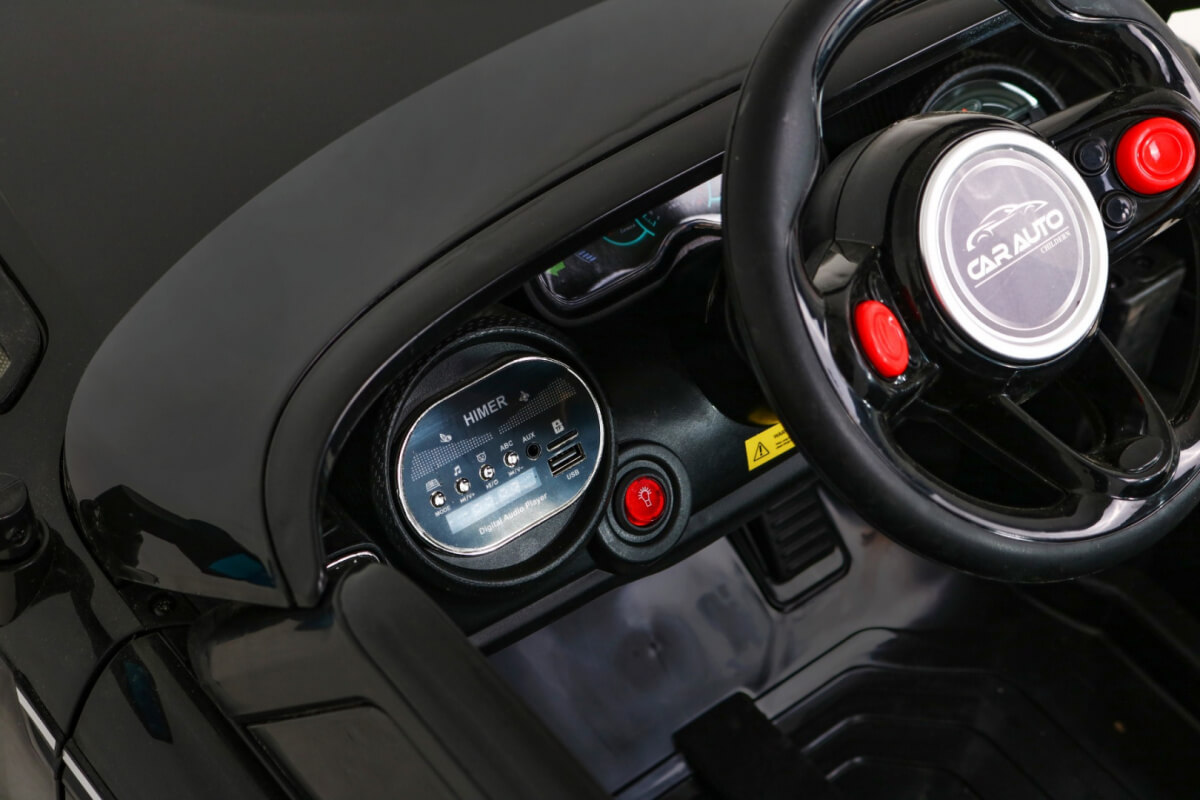 Masinuta electrica pentru copii Super S 4x4 (688) Negru - imagine 4
