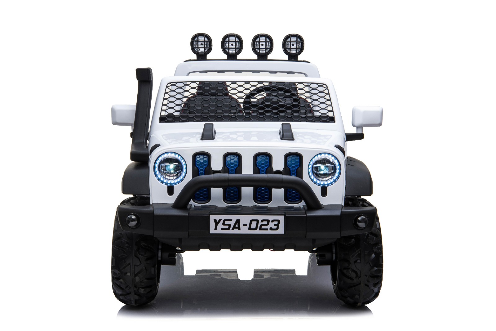 Masinuta electrica MARE ALL-ROAD 4x4 cu 2 locuri (A023) Alb - imagine 6