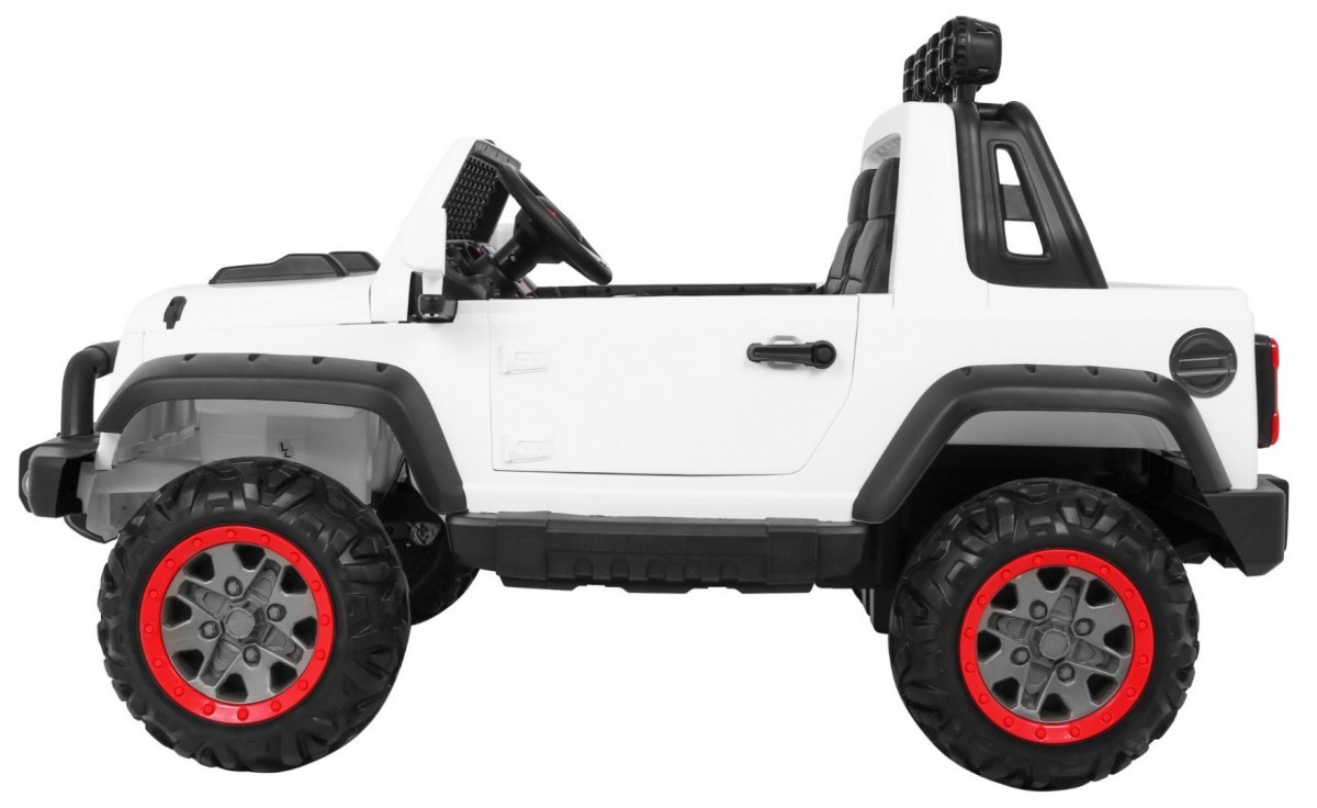 Masinuta electrica MARE ALL-ROAD 4x4 cu 2 locuri (A023) Alb - imagine 12