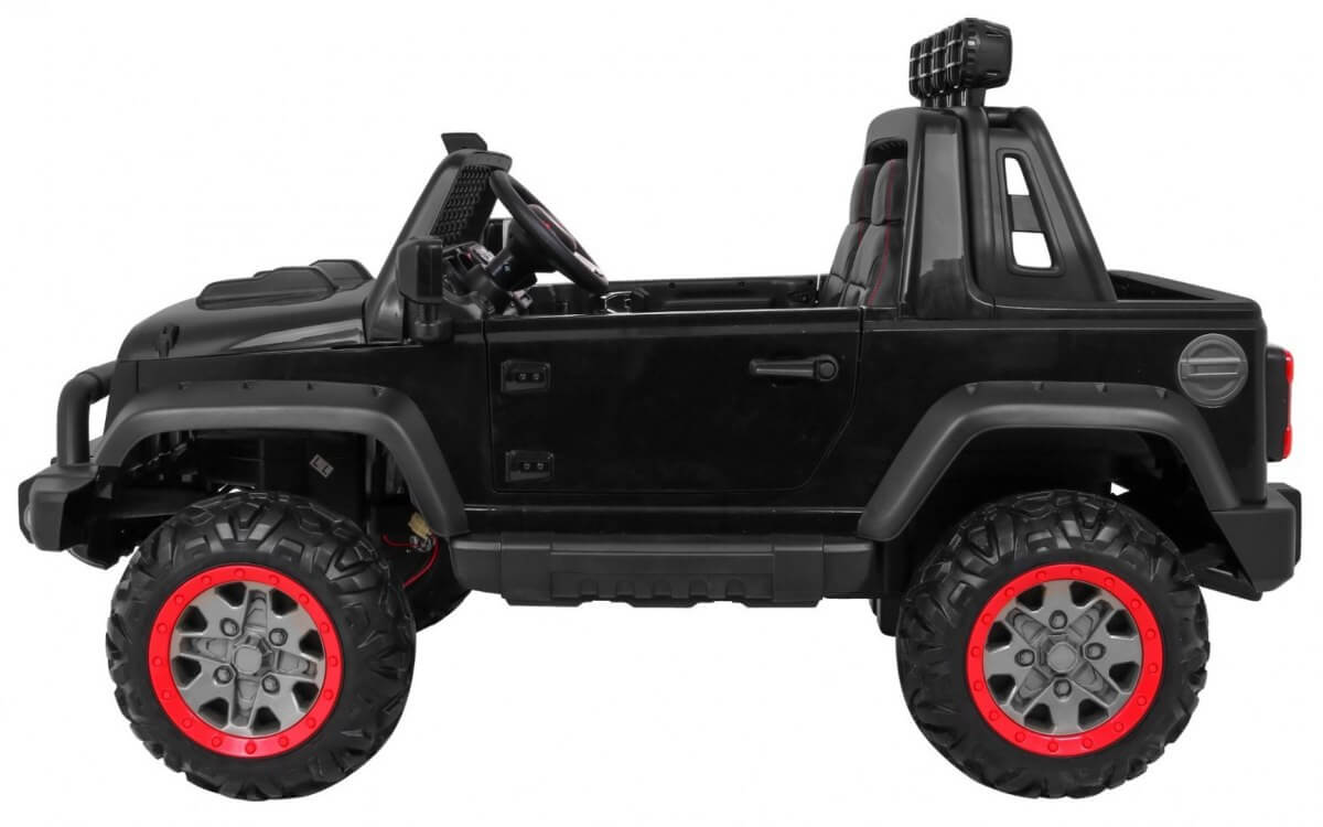 Masinuta electrica MARE ALL-ROAD 4x4 cu 2 locuri (A023) Negru - imagine 3