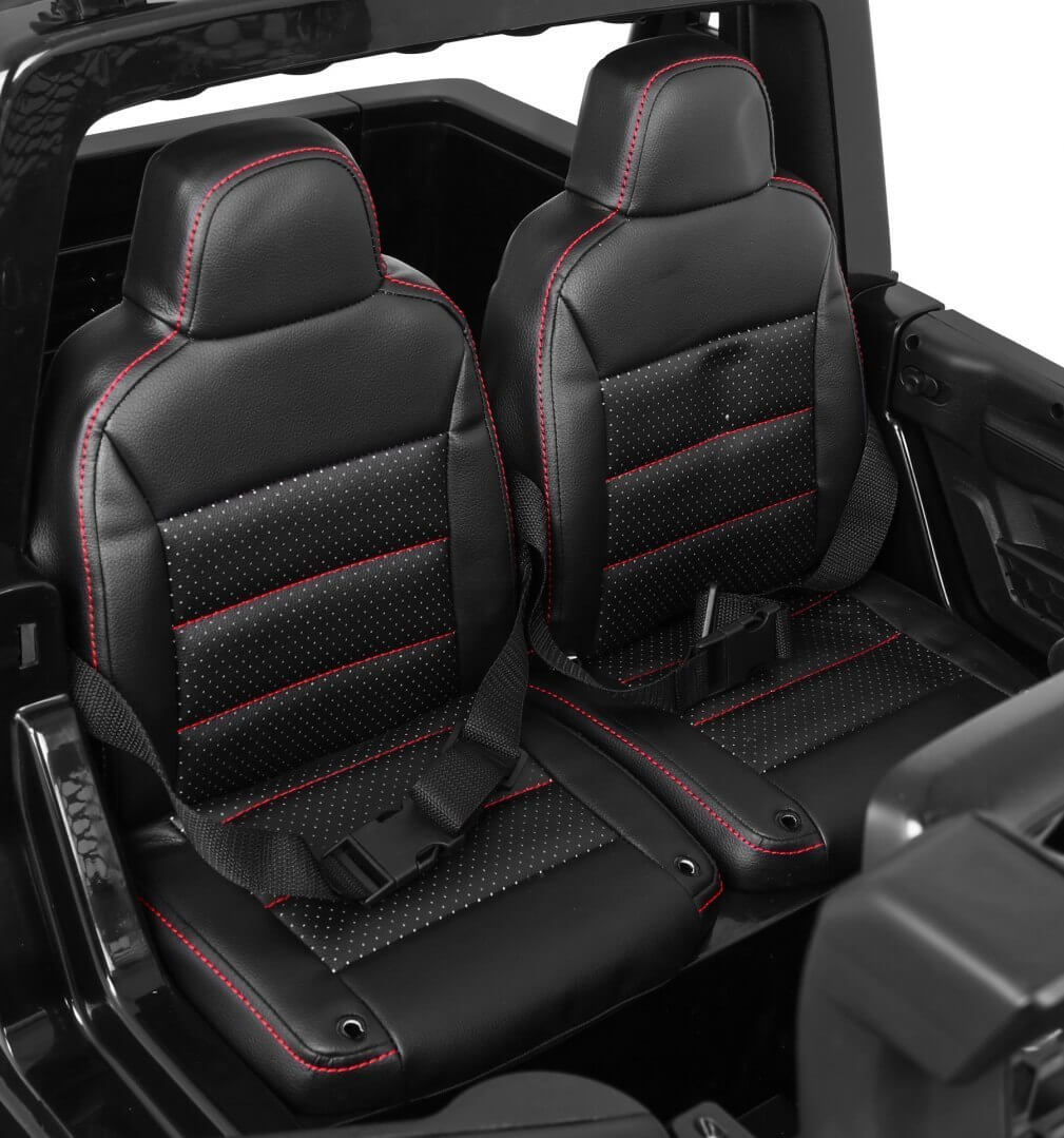Masinuta electrica MARE ALL-ROAD 4x4 cu 2 locuri (A023) Negru - imagine 8