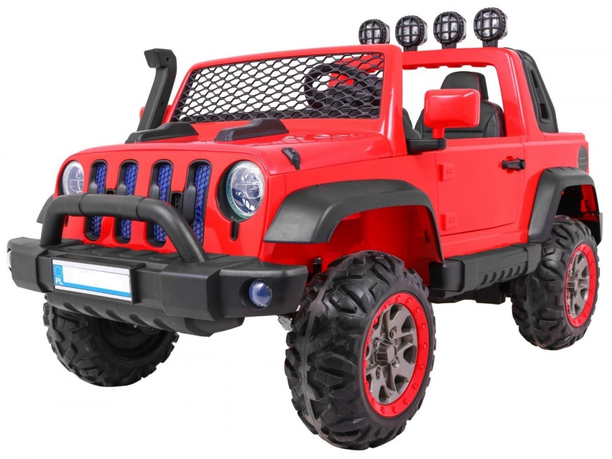 Masinuta electrica pentru copii MARE ALL-ROAD 4x4 cu doua locuri (A023) Rosu - imagine 4
