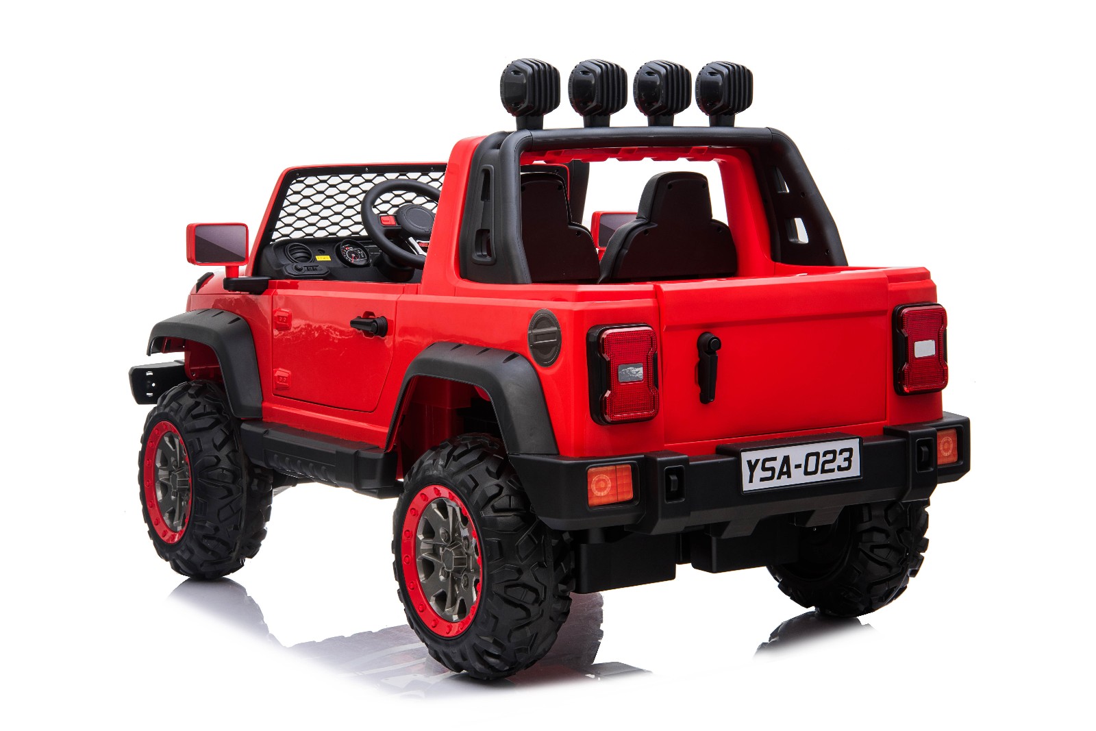 Masinuta electrica pentru copii MARE ALL-ROAD 4x4 cu doua locuri (A023) Rosu - imagine 2