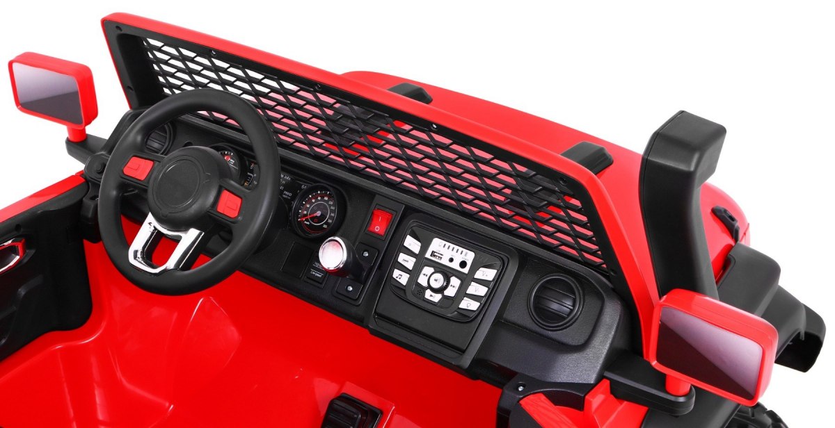 Masinuta electrica pentru copii MARE ALL-ROAD 4x4 cu doua locuri (A023) Rosu - imagine 5