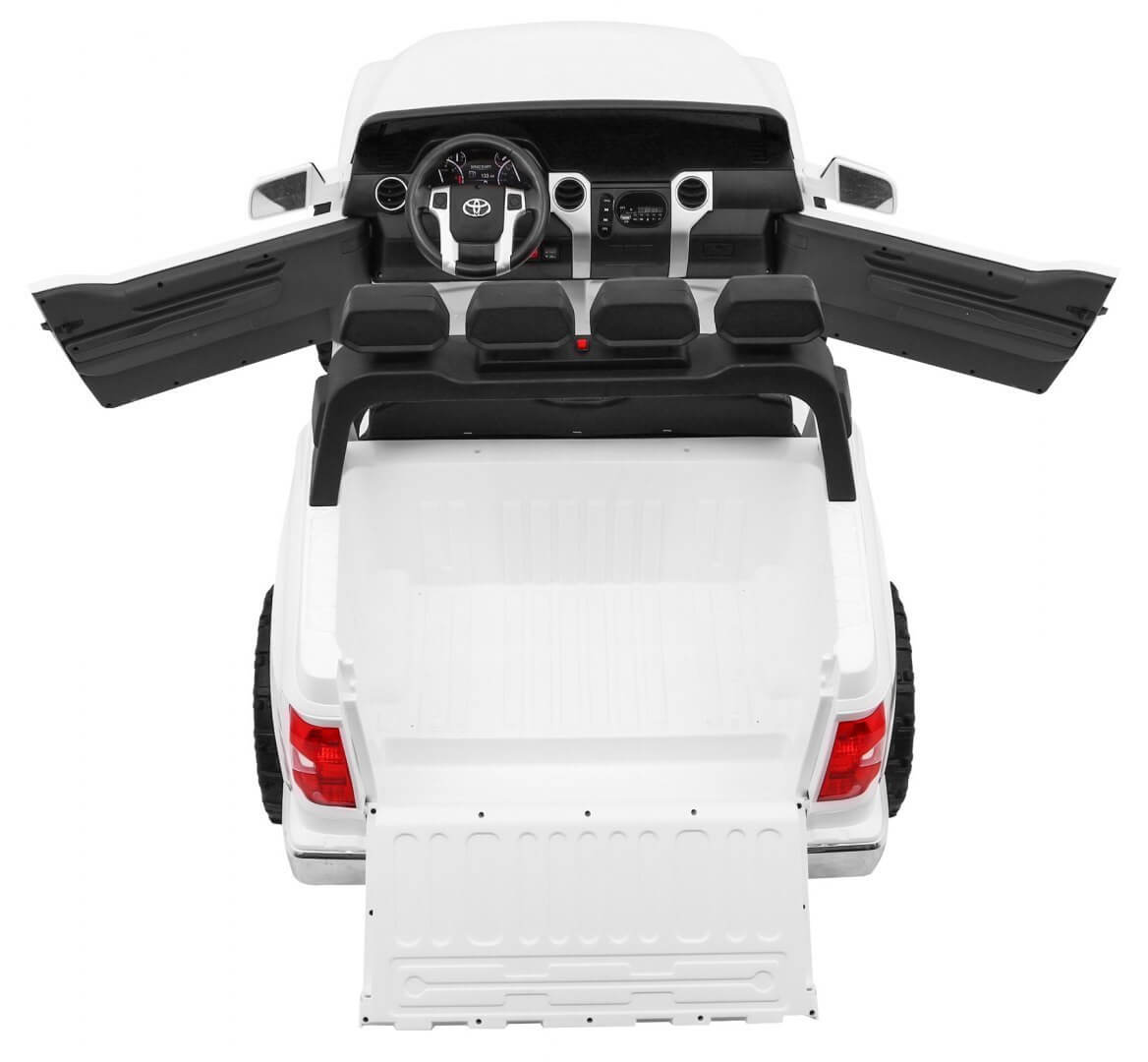 Masinuta electrica pentru copii cu doua locuri TOYOTA TUNDRA 24 Volti (2255) Alb - imagine 6