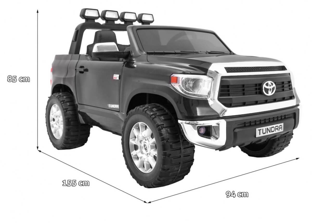 Masinuta electrica pentru copii cu doua locuri TOYOTA TUNDRA 24 Volti (2255) Negru - imagine 3