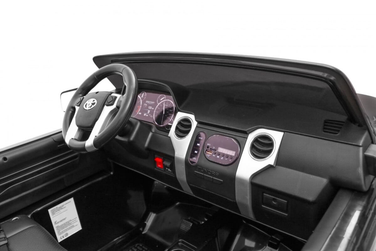 Masinuta electrica pentru copii cu doua locuri TOYOTA TUNDRA 24 Volti (2255) Negru - imagine 8