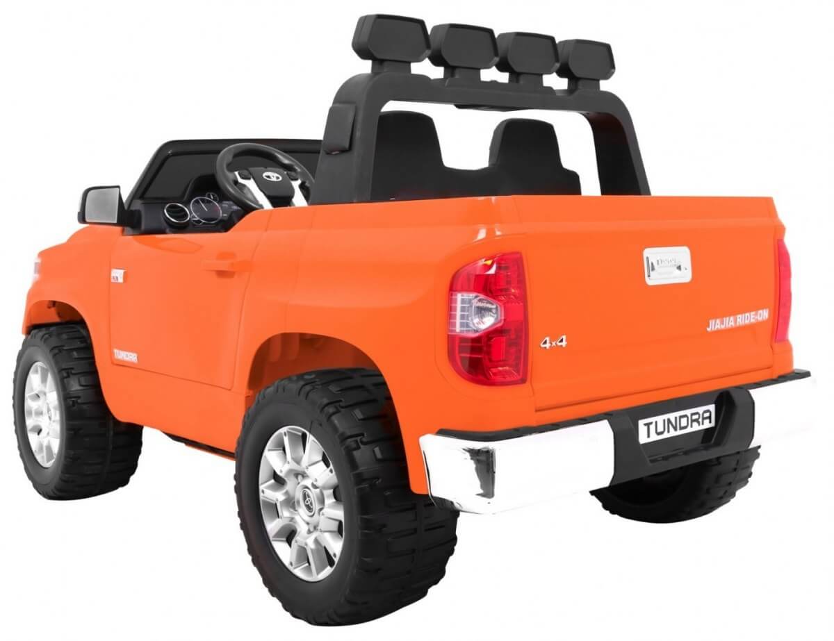 Masinuta electrica pentru copii cu doua locuri TOYOTA TUNDRA 24 Volti (2255) Portocaliu - imagine 4