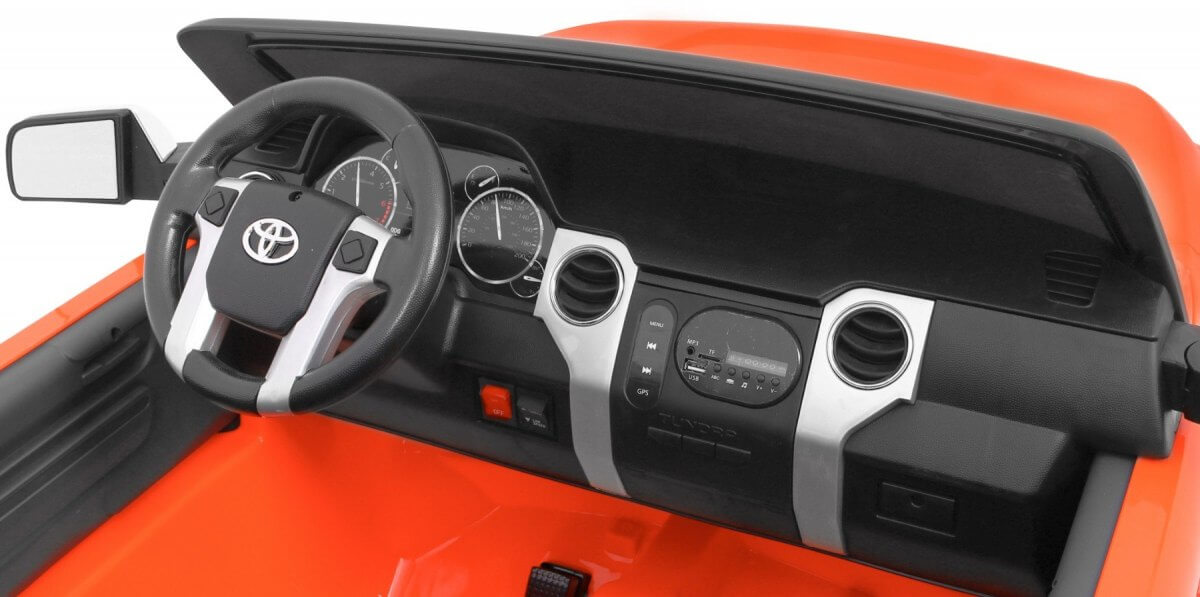 Masinuta electrica pentru copii cu doua locuri TOYOTA TUNDRA 24 Volti (2255) Portocaliu - imagine 6