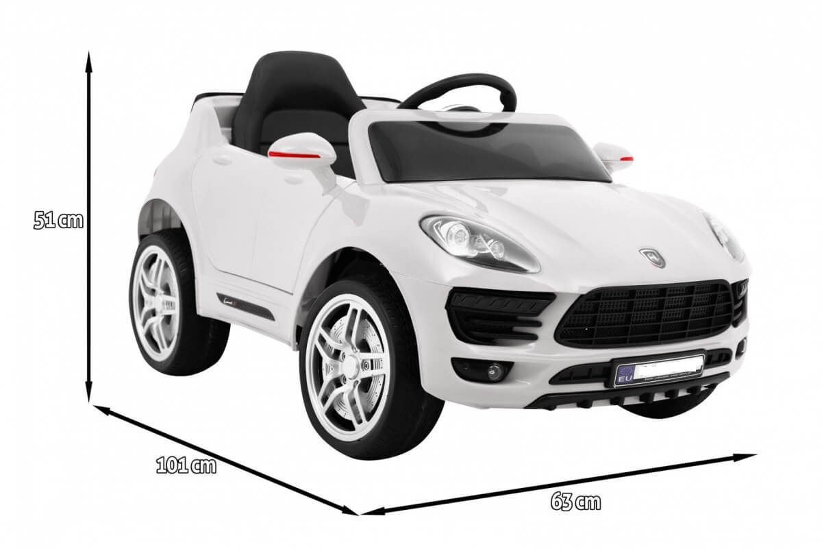 Masinuta electrica pentru copii Turbo-S (1518) Alb - imagine 2