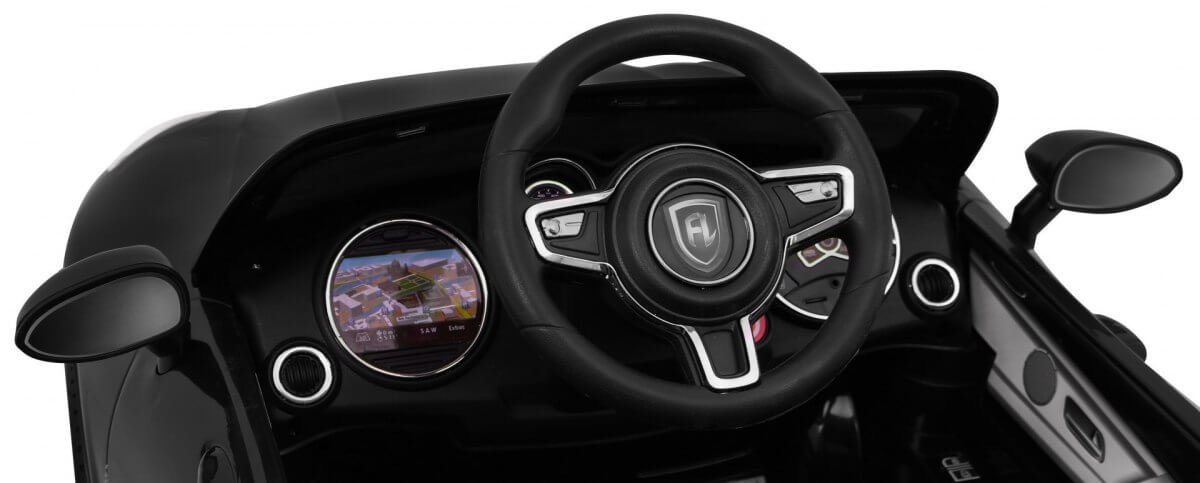 Masinuta electrica pentru copii Turbo-S (1518) Negru - imagine 6