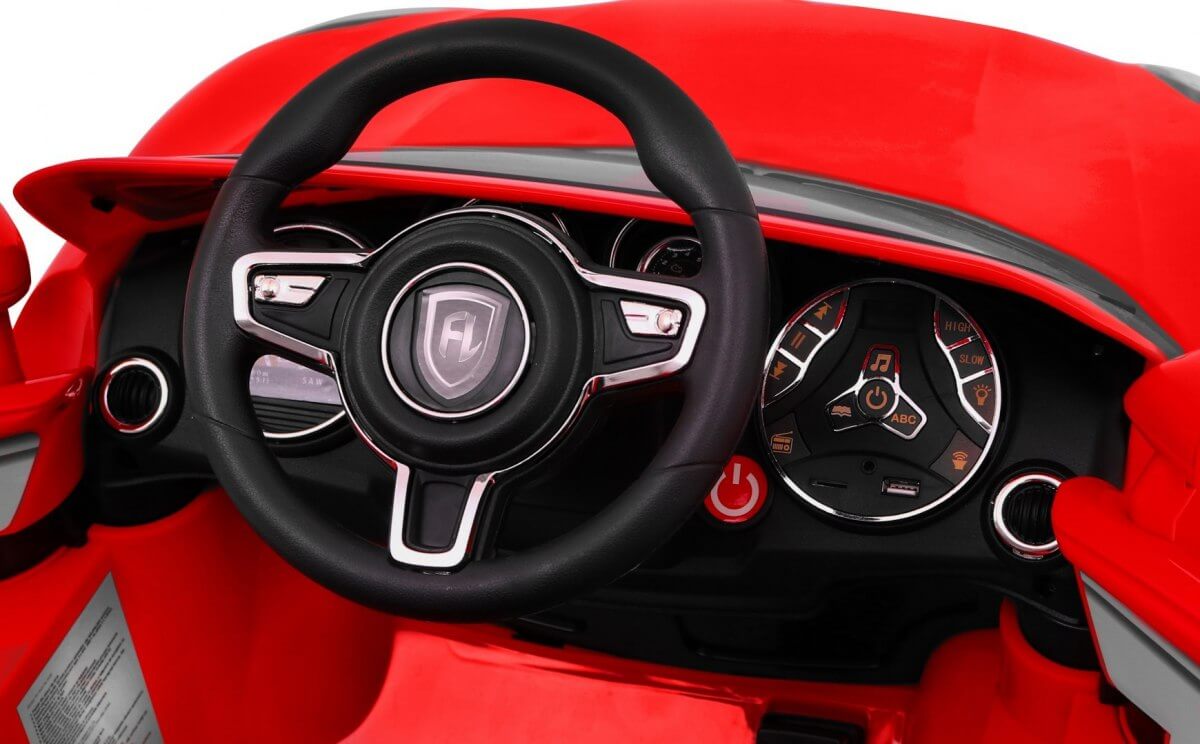 Masinuta electrica pentru copii Turbo-S (1518) Rosu - imagine 5