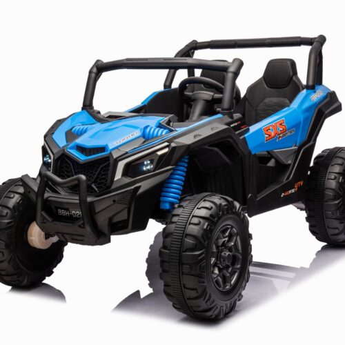 UTV electric pentru 2 copii TURBO SXS 24 Volti 240W 4×4 (028) Albastru