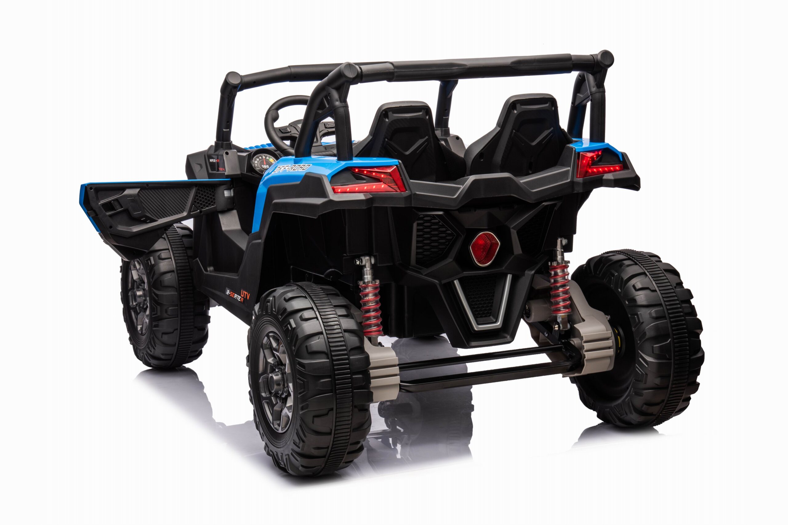 UTV electric pentru 2 copii TURBO SXS 24 Volti 240W 4x4 (028) Albastru - imagine 6